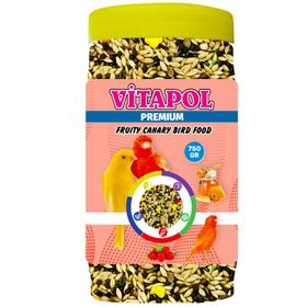 Vitapol 750 gr Premium Meyveli Kanarya Kuş Yemi