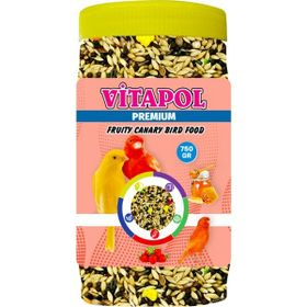 Vitapol 750 gr Premium Meyveli Kanarya Kuş Yemi