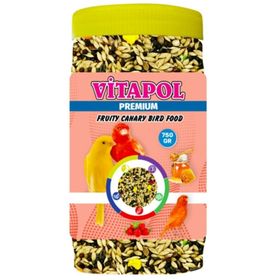 Vitapol 750 gr Premium Meyveli Kanarya Kuş Yemi