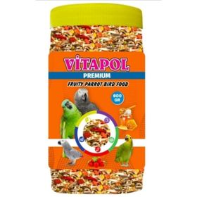 Vitapol 800 gr Premium Meyveli Papağan Kuş Yemi