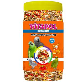 Vitapol 800 gr Premium Meyveli Papağan Kuş Yemi