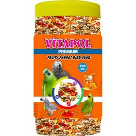 Vitapol 800 gr Premium Meyveli Papağan Kuş Yemi