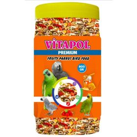 Vitapol 800 gr Premium Meyveli Papağan Kuş Yemi