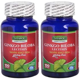 Vitapol Ginkgo Biloba Lecithin 2x100 Kapsül