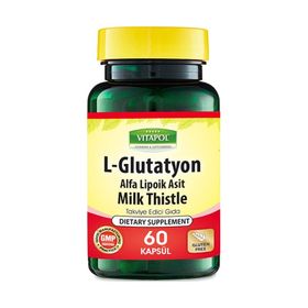 Vitapol L-Glutatyon Alfa Lipoik Asit Milk Thistle 60 Kapsül