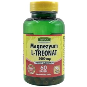 Vitapol Magnezyum L-Treonat 2000 mg 60 Kapsül