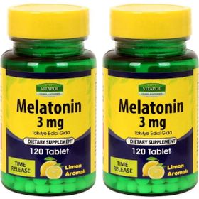Vitapol Melatonin Limon Aromalı 120 Tablet