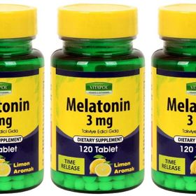 Vitapol Melatonin Limon Aromalı 120 Tablet