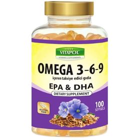 Vitapol Omega 3-6-9 100 Kapsül Balık Yağı