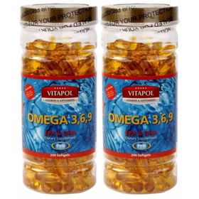 Vitapol Omega 3-6-9 2x200 Kapsül Balık Yağı