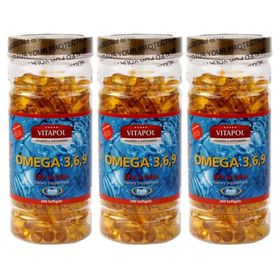 Vitapol Omega 3-6-9 3x200 Kapsül Balık Yağı