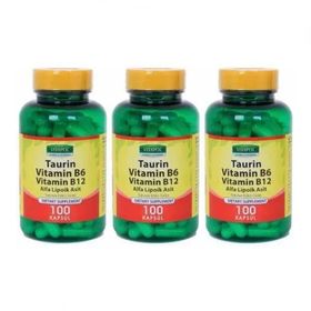 Vitapol Taurin Vitamin B6 B12 Alfa Lipoik Asit 3x100 Kapsül