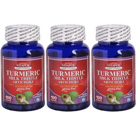 Vitapol Turmeric Milk Thistle Artichoke 3x100 Kapsül