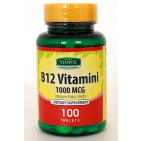 Vitapol Vitamin B12 1000 mcg 100 Tablet