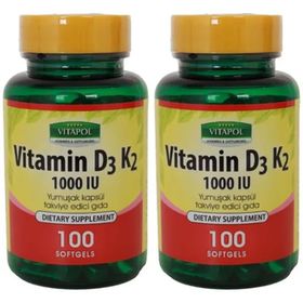 Vitapol Vitamin D3 K2 1000 IU 100 Kapsül
