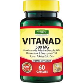 Vitapol Vitanad Resveratrol Koenzim Q10 500 mg 60 Kapsül