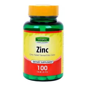 Vitapol Zinc 15 mg Çinko 2x100 Tablet
