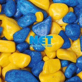 Vitasand REF-180 350 gr 10 mm Sarı Lacivert Çakıl