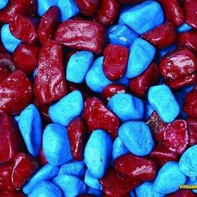 Vitasand REF-183 350 gr Bordo Mavi Fanus Çakılı