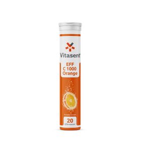 Vitasent Vitamin C 1000 mg Portakal Aromalı 20 Efervesan Tablet