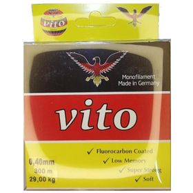 Vito Clear 160 mt 0.26 mm Fluorocarbon Coated Misina