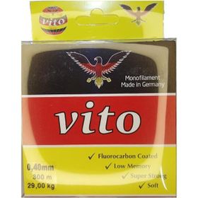 Vito Clear 160 mt 0.35 mm Fluorocarbon Coated Misina