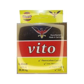 Vito Clear 160 mt 0.35 mm Fluorocarbon Coated Misina
