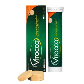 Vitocco Boost Portakal Aromalı Vitamin Mineral 3x15 Efervesan Tablet