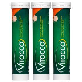 Vitocco Vitamin Mineral Kompleksi 3x15 Efervesan Tablet