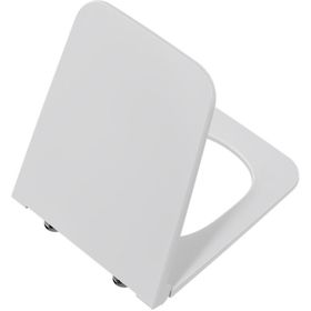 Vitra 119-003R009 Beyaz Equal Yavaş Kapanır Metal Menteşeli Kolay Sökülebilir Klozet Kapağı