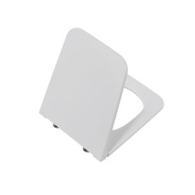 Vitra 119-003R009 Beyaz Equal Yavaş Kapanır Metal Menteşeli Kolay Sökülebilir Klozet Kapağı