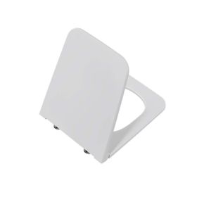 Vitra 119-003R009 Beyaz Equal Yavaş Kapanır Metal Menteşeli Kolay Sökülebilir Klozet Kapağı