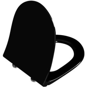 Vitra 120-070-009 Sento Siyah Duroplast Yavaş Kapanır Klozet Kapağı