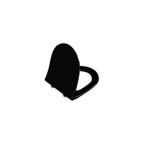 Vitra 120-070-009 Sento Siyah Duroplast Yavaş Kapanır Klozet Kapağı