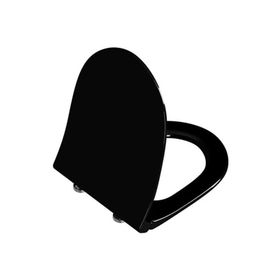 Vitra 120-070-009 Sento Siyah Duroplast Yavaş Kapanır Klozet Kapağı