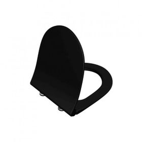 VitrA 120-083-009 Sento Slim Mat Siyah Yavaş Kapanır Klozet Kapağı