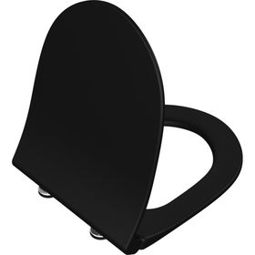VitrA 120-083-009 Sento Slim Mat Siyah Yavaş Kapanır Klozet Kapağı