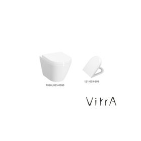 Vitra 121-003-909 Arkitekt Model-2 Yuvarlak Form Yavaş Kapanır Klozet Kapağı