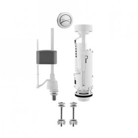 Vitra 330B7013 Alttan Su Girişli 3/6 L Krom Rezervuar İç Takım