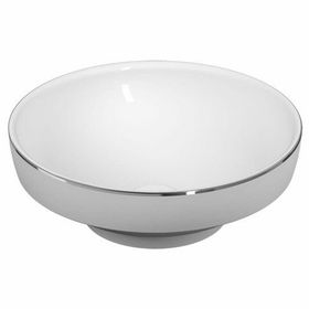 VitrA 4334B071-2300 Platin Çizgili 40 cm Water Jewels Çanak Lavabo
