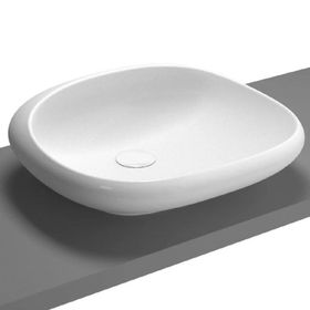 VitrA 4520B403-0016 İstanbul Kare 50 cm Clean Çanak Lavabo