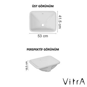 Vitra 5339B003-0012 Beyaz Lavabo