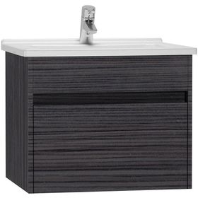 Vitra 54737 S50 60 cm Hasiente Siyah Lavabo Dolabı