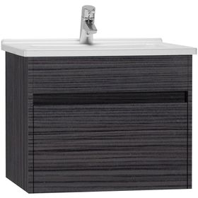 Vitra 54737 S50 60 cm Hasiente Siyah Lavabo Dolabı