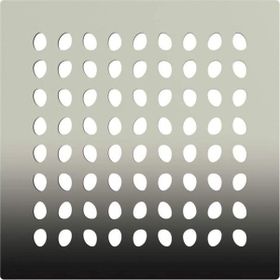Vitra 5607285 V-Flow Kare Alttan Çıkışlı 10x10 cm DK 200 Kapak Parlak Krom Yalıtımlı Duş Kanalı