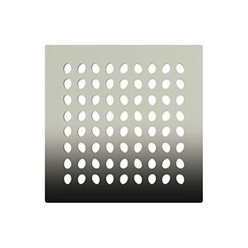 Vitra 5607285 V-Flow Kare Alttan Çıkışlı 10x10 cm DK 200 Kapak Parlak Krom Yalıtımlı Duş Kanalı