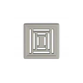Vitra 5607315 V-Flow Kare Yandan Çıkışlı 10x10 cm DK 800 Kapak Parlak Krom Yalıtımlı Duş Kanalı