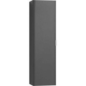 VitrA 56186 Nest 45 cm Tek Kapaklı Parlak Antrasit Sol Boy Dolabı