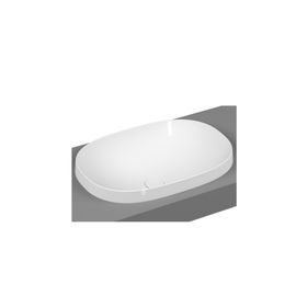 Vitra 5652B401-0016 Frame Tezgah Üstü 56 cm Mat Beyaz Oval Lavabo