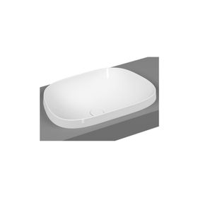 Vitra 5653B401-0016 Frame Tezgah Üstü 58 cm Mat Beyaz TV Lavabo